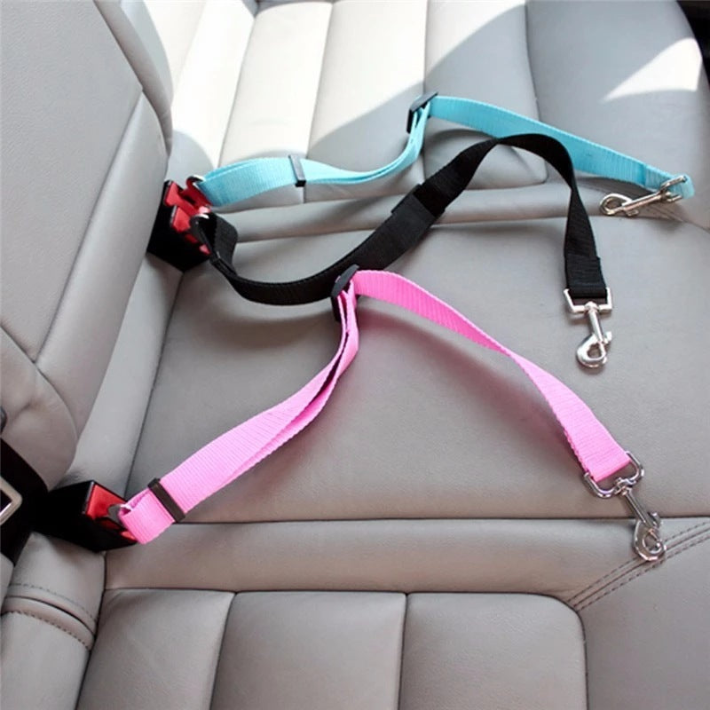 SafeRide™ Pet Seat Belt – Secure Vehicle Harness Clip