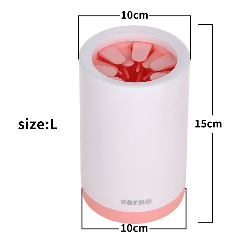 Petlich Paw Cleaner Cup – Portable Silicone Brush for Dogs & Cats