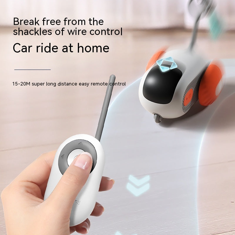 ChaseMate™ Cat Car – Automatic Self-Moving Toy with Remote
