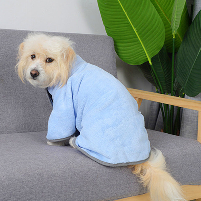 Petlich Quick-Dry Pet Towel – Soft Microfiber Bathrobe for Dogs & Cats