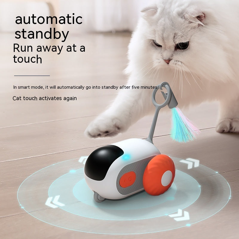 ChaseMate™ Cat Car – Automatic Self-Moving Toy with Remote