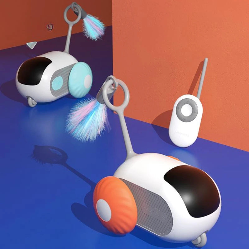 ChaseMate™ Cat Car – Automatic Self-Moving Toy with Remote