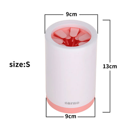 Petlich Paw Cleaner Cup – Portable Silicone Brush for Dogs & Cats
