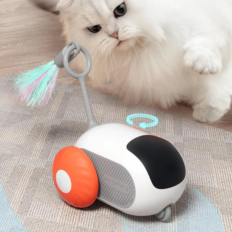 ChaseMate™ Cat Car – Automatic Self-Moving Toy with Remote
