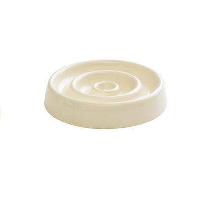 Petlich Ceramic Slow Feeder Bowl – Anti-Gulping Dish for Dogs & Cats