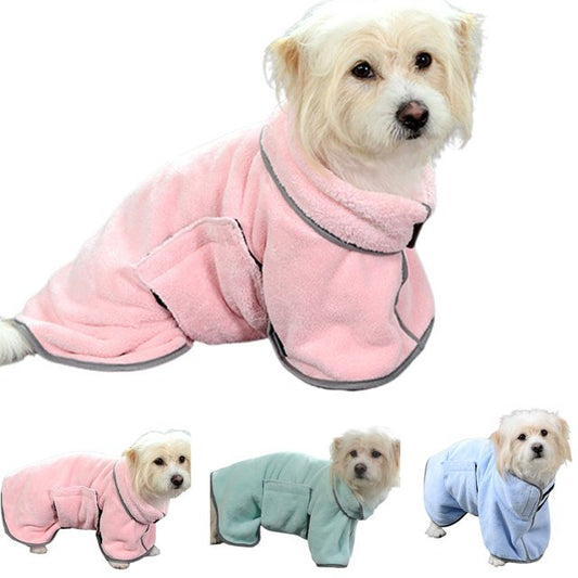 Petlich Quick-Dry Pet Towel – Soft Microfiber Bathrobe for Dogs & Cats