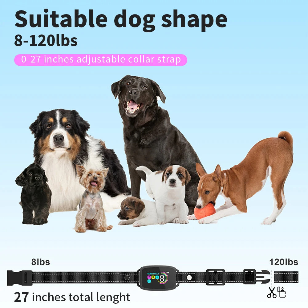 BarkGuard™ Smart Dog Collar – Automatic Bark Control, Waterproof & Rechargeable
