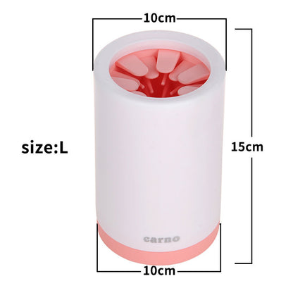Petlich Paw Cleaner Cup – Portable Silicone Brush for Dogs & Cats
