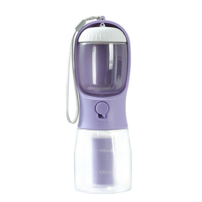 Petlich 3-in-1 Dog Water Cup – Portable Bottle, Food & Waste Bag Holder