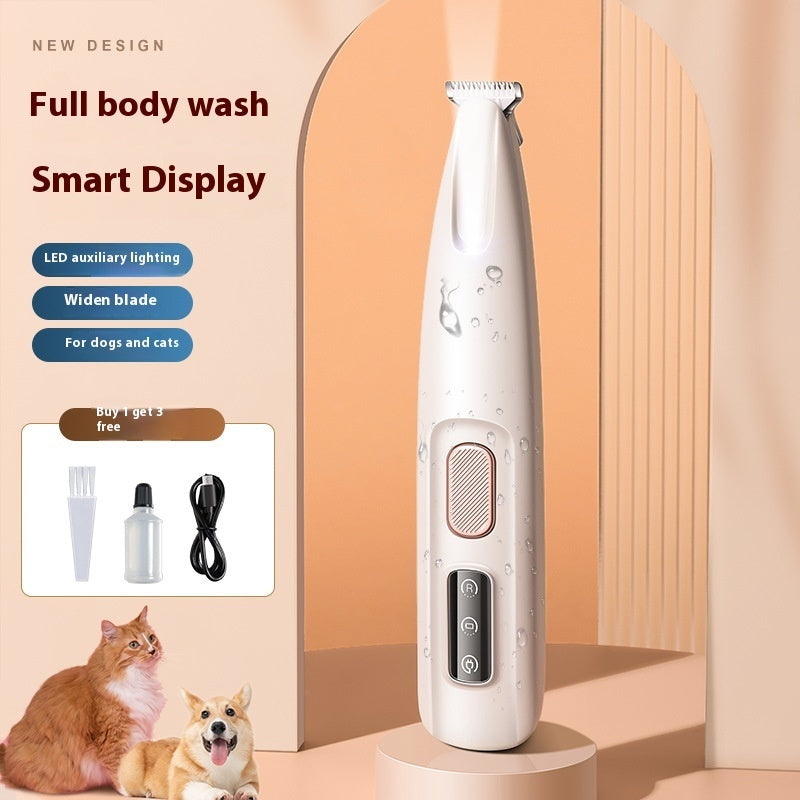 TrimPaws™ Grooming Clipper – Safe, Waterproof & LED Display