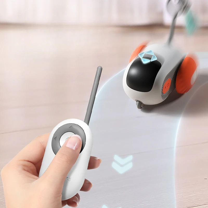 ChaseMate™ Cat Car – Automatic Self-Moving Toy with Remote
