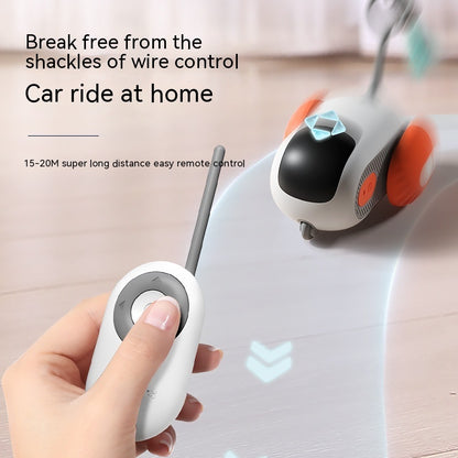 ChaseMate™ Cat Car – Automatic Self-Moving Toy with Remote