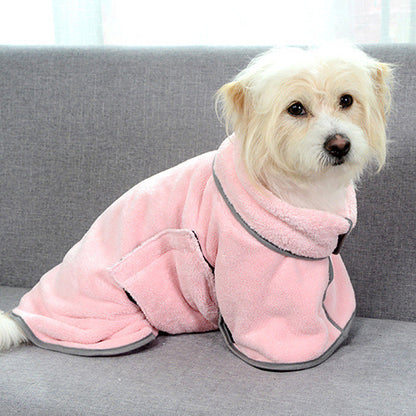 Petlich Quick-Dry Pet Towel – Soft Microfiber Bathrobe for Dogs & Cats