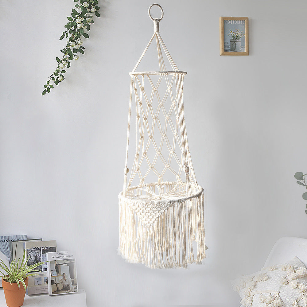 Petlich Macrame Cat Hammock – Stylish Hanging Bed for Pets